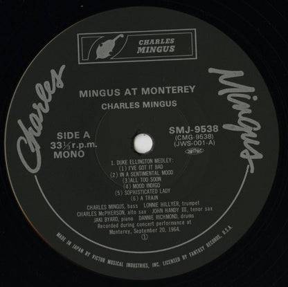 Charles Mingus / チャールズ・ミンガス / Mingus At Monterey -2LP (SMJ-9538~9)