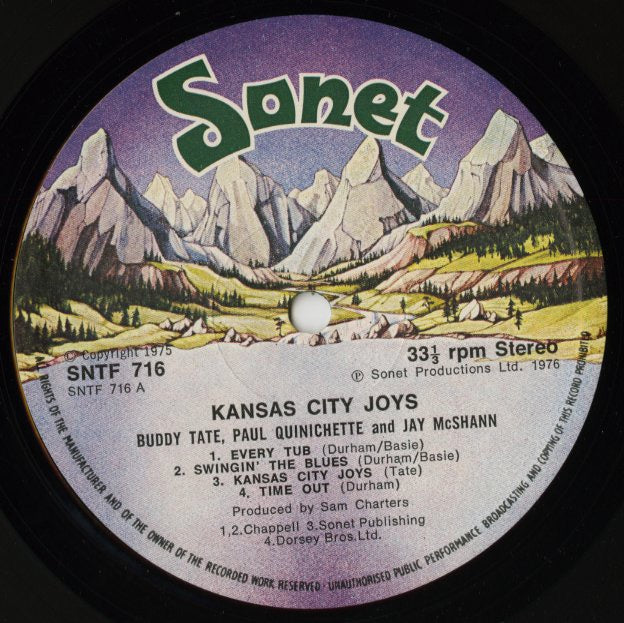 Buddy Tate / Paul Quinichette / Jay McShann / Kansas City Joys (SNTF716)