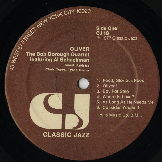 Bob Dorough / ボブ・ドロー / Oliver! (CJ 18)