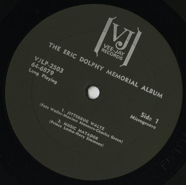 Eric Dolphy – The Eric Dolphy Memorial Album (VJLP-2503) LP 1971 US Vee Jay | 中古LP