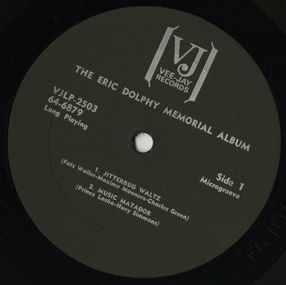 Eric Dolphy – The Eric Dolphy Memorial Album (VJLP-2503) LP 1971 US Vee Jay | 中古LP