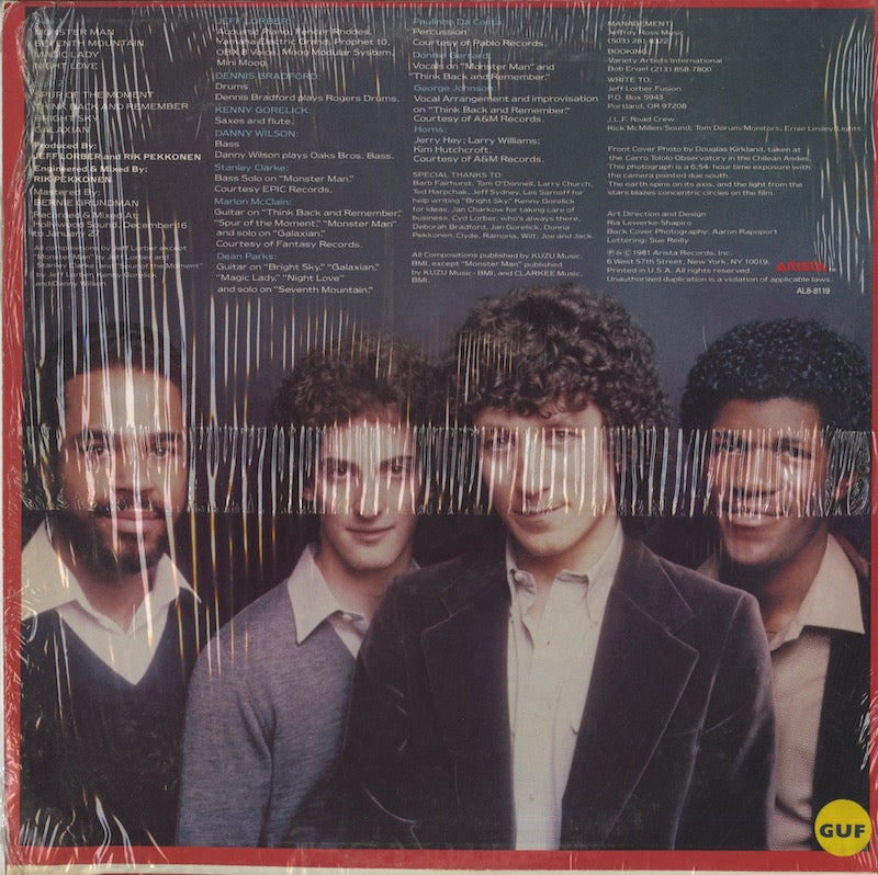 The Jeff Lorber Fusion / ジェフ・ローバー・フュージョン / Galaxian (AL 8-8119)