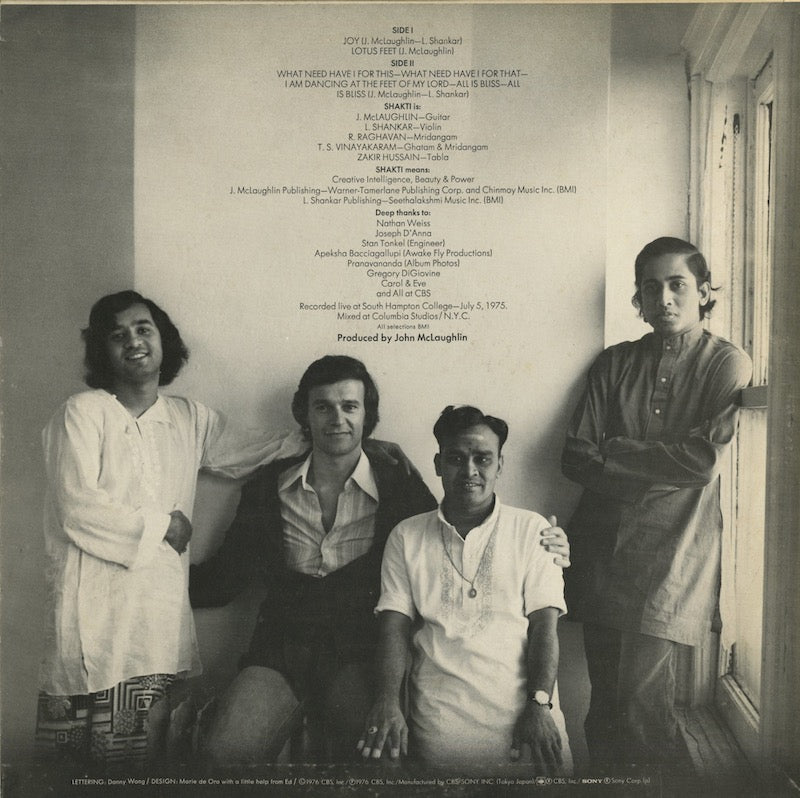 John McLaughlin / ジョン・マクラフリン / Shakti With John McLaughlin (25AP 117)