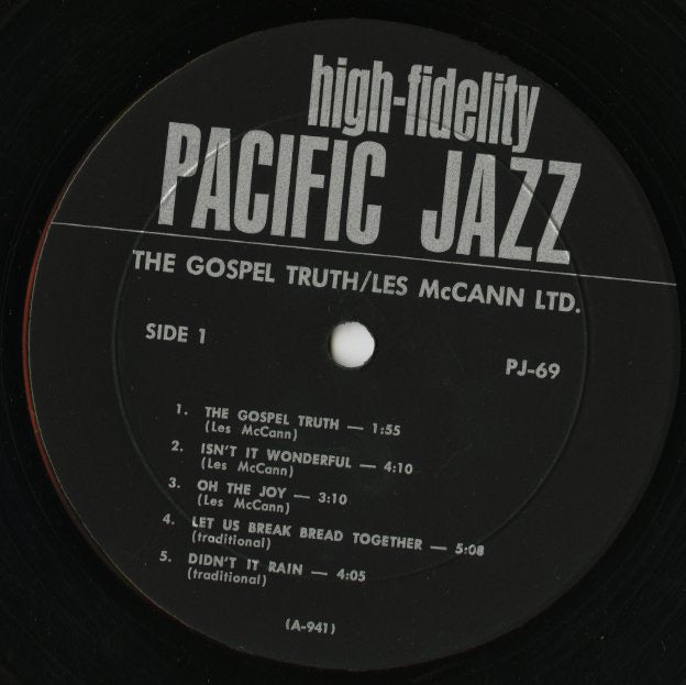 Les McCann / レス・マッキャン / Gospel Truth (PJ-69)