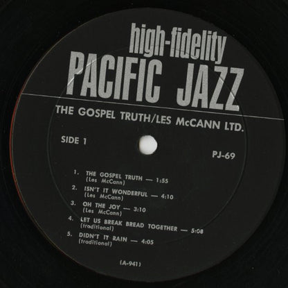 Les McCann / レス・マッキャン / Gospel Truth (PJ-69)