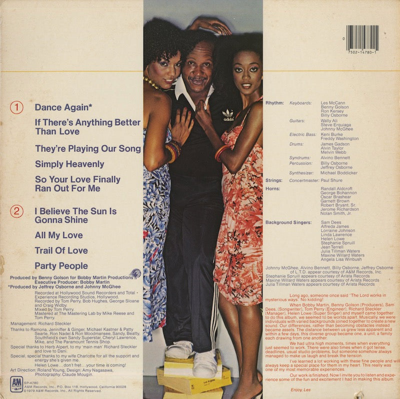 Les McCann / レス・マッキャン / Tall, Dark & Handsome (SP-4780)