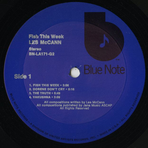 Les McCann / レス・マッキャン / Fish This Week (BN-LA 171-G)