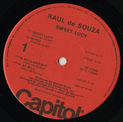 Raul De Souza / ラウル・ヂ・ソウザ / Sweet Lucy (ST-11648)