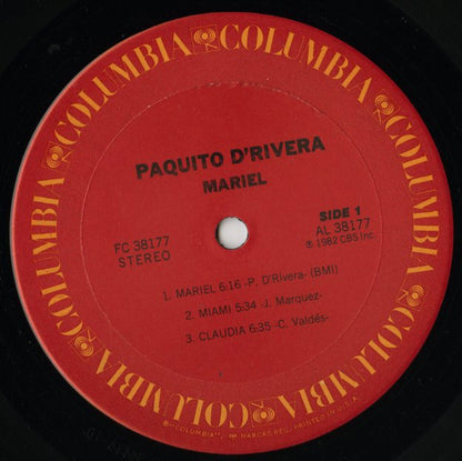 Paquito D'rivera / パキート / Mariel (FC 38177)