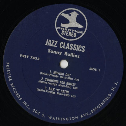 Sonny Rollins / ソニー・ロリンズ / Jazz Classics (PR7433)