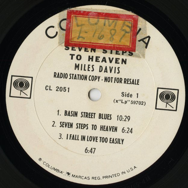 Miles Davis / マイルス・デイヴィス / Seven Steps To Heaven (CL 8851)