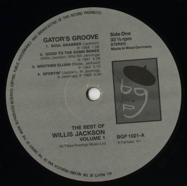 Willis Jackson / ウィリス・ジャクソン / The Best Of Volume One (BGP1021)