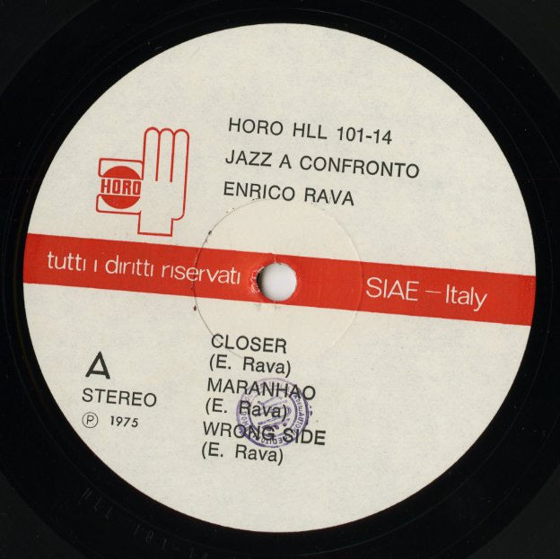 Enrico Rava / エンリコ・ラヴァ / Jazz A Confronto 14 (HLL 101-14)