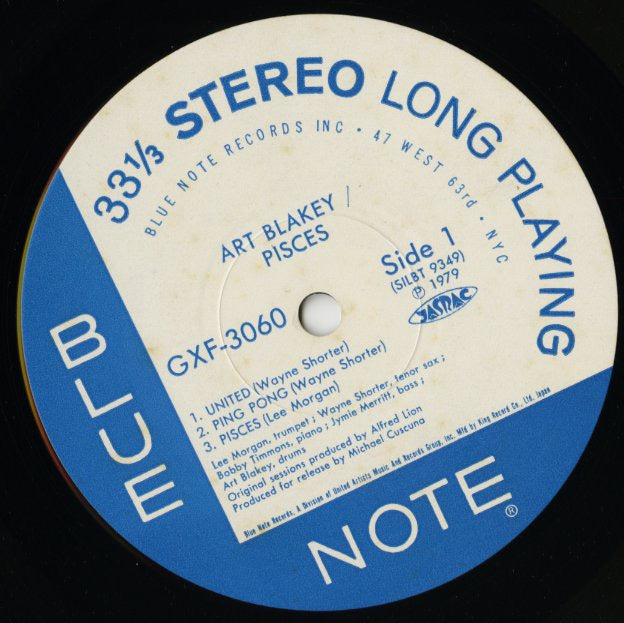 Art Blakey / アート・ブレイキー / Pisces (GXF-3060)