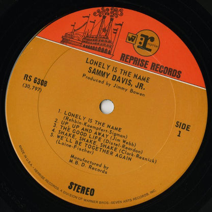Sammy Davis Jr. / サミー・デイヴィス・ジュニア / Lonely Is The Name (RS 6308)