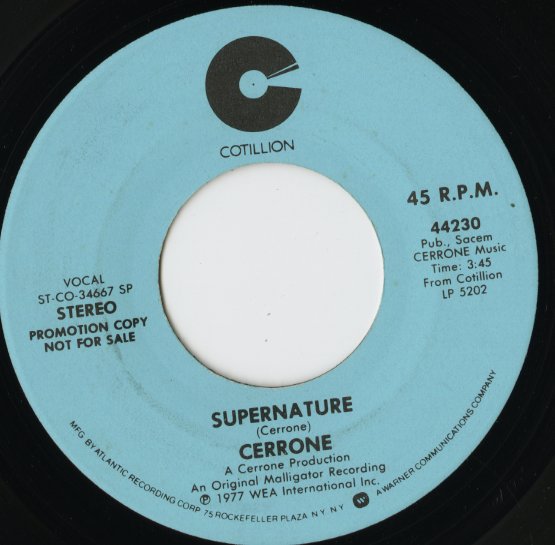 Cerrone / セローン / Supernature -7 ( 44230 )