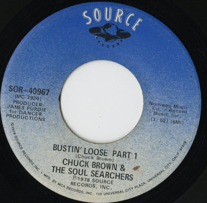Chuck Brown & The Soul Searchers / チャック・ブラウン＆ソウル・サーチャーズ / Bustin’ Loose (Part 1&2) -7 ( S45-1804 )