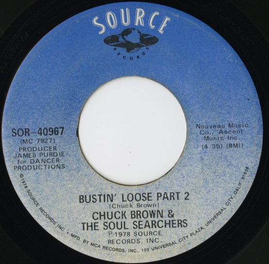 Chuck Brown & The Soul Searchers / チャック・ブラウン＆ソウル・サーチャーズ / Bustin’ Loose (Part 1&2) -7 ( S45-1804 )