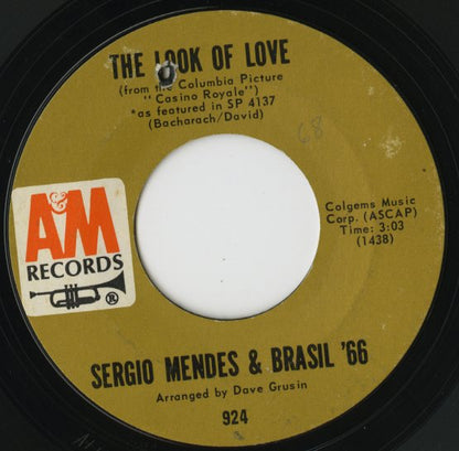 Sergio Mendes / セルジオ・メンデス / The Look Of Love / Like A Lover-7 ( 924 )