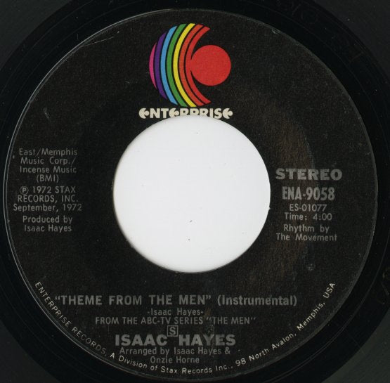 Isaac Hayes / アイザック・ヘイズ / Theme From The Men -7 ( ENA-9058 )