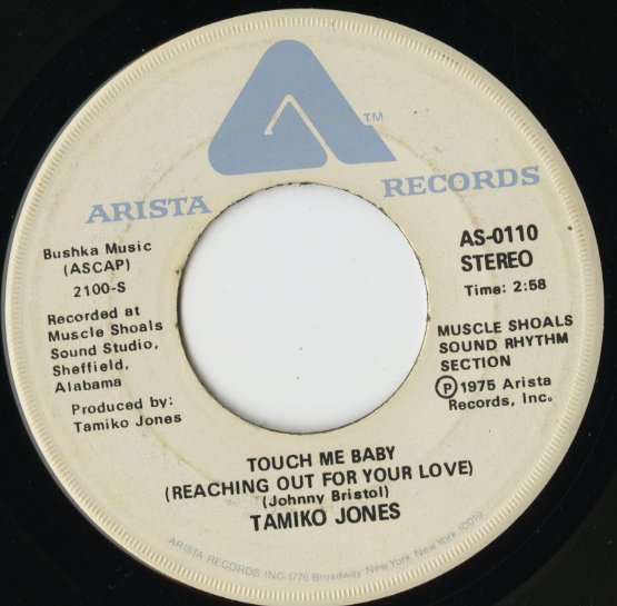 Tamiko Jones / タミコ・ジョーンズ / Touch Me Baby / Creepin' -7 ( 715A )