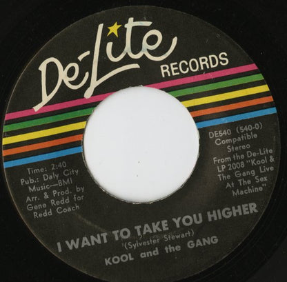 Kool & The Gang / クール＆ザ・ギャング / Pneumonia / I Want To Take You Higher -7 ( DE540 )