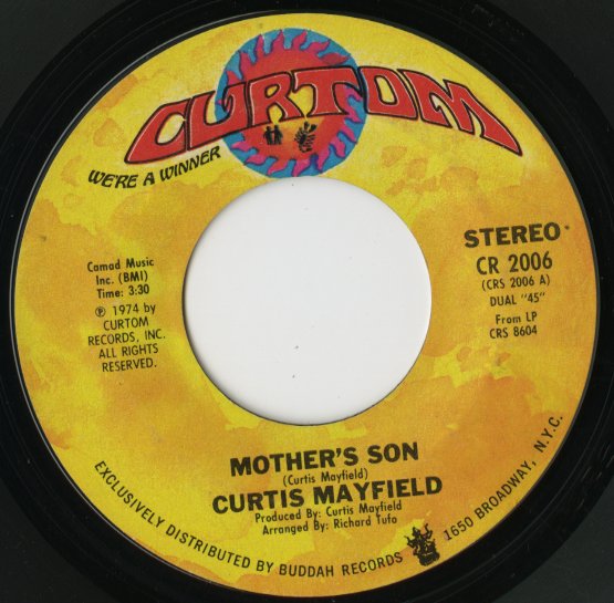 Curtis Mayfield / カーティス・メイフィールド / Mother's Son -7 ( CR 2006 )