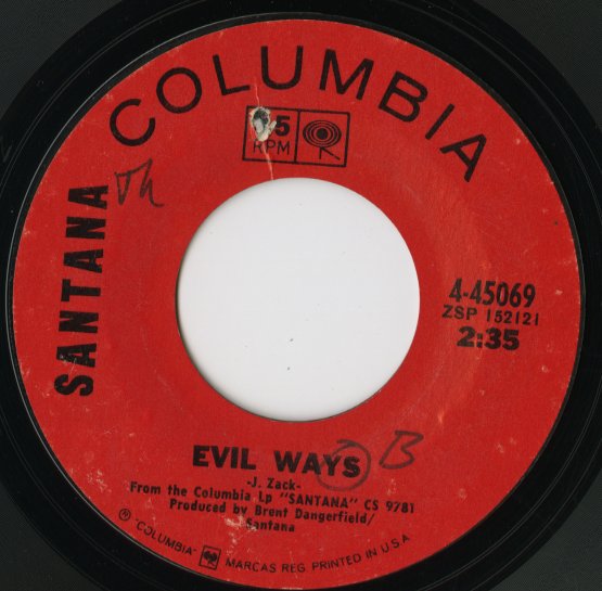 Santana / サンタナ / Evil Ways / Waiting -7 ( 4-45069 )