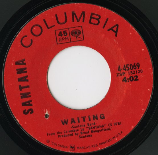 Santana / サンタナ / Evil Ways / Waiting -7 ( 4-45069 )