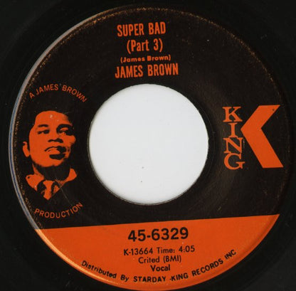 James Brown / ジェイムス・ブラウン / Super Bad -7 ( 45-6329 )