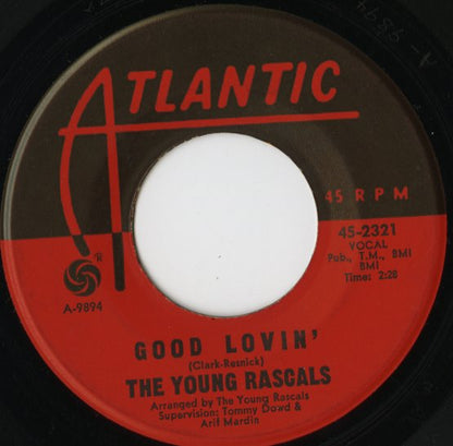 The Young Rascals / ヤング・ラスカルズ / Good Lovin' / Mustanfg Sally -7 ( 45-2321 )