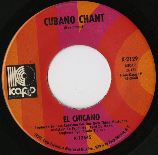 El Chicano / エル・チカノ / Cubano Chant / Viva La Raza -7 ( K2129 )