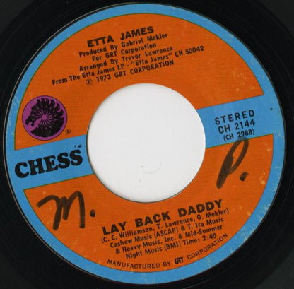 Etta James / エタ・ジェイムス / All The Way Down / Lay Back Daddy -7 ( CH 2144 )