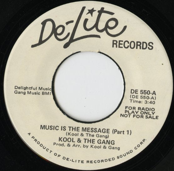 Kool & The Gang / クール＆ザ・ギャング / Music Is The Message -7 ( DE-550 )
