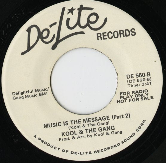 Kool & The Gang / クール＆ザ・ギャング / Music Is The Message -7 ( DE-550 )