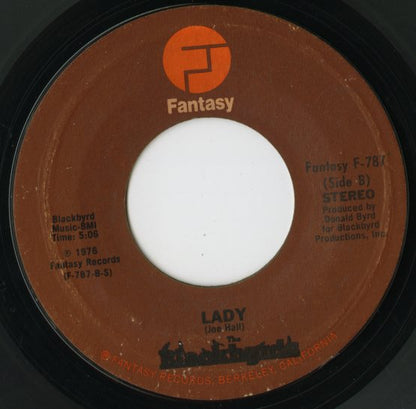 Blackbyrds / ブラックバーズ / Time Is Movin' / Lady -7 ( F787 )