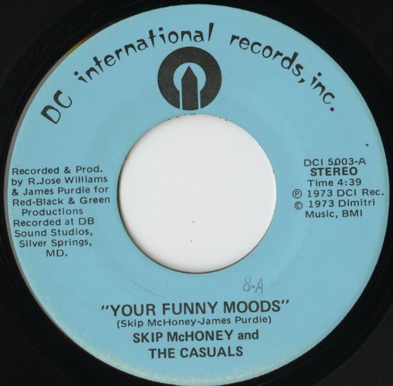 Skip McHoney & The Casuals / Your Funny Moods / Struggling Man -7 ( DCI 5003 )