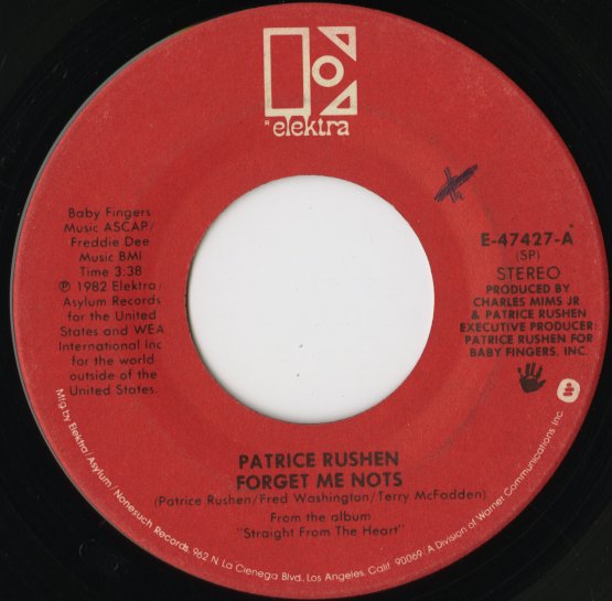 Patrice Rushen / パトリース・ラッシェン / Forget Me Nots / (She Will) Take You Down To Love -7 ( E47427 )