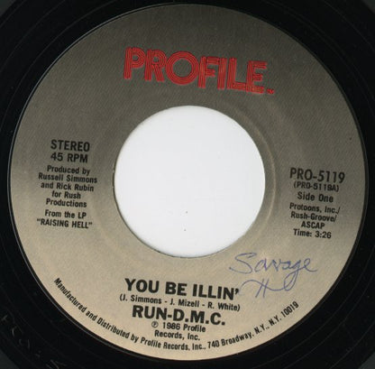 RUN DMC / You Be Illin' -7 ( PRO 5119 )