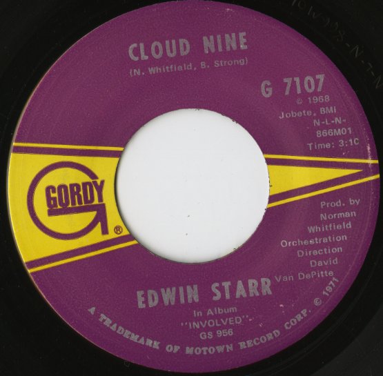 Edwin Starr / エドウィン・スター / Funky Music Sho Nuff Turns Me On / Cloud Nine - 7 ( G 7107 )