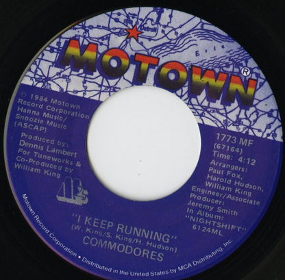Commodores / コモドアーズ / Nightshift / I Keep Running -7 ( 1773 MF )