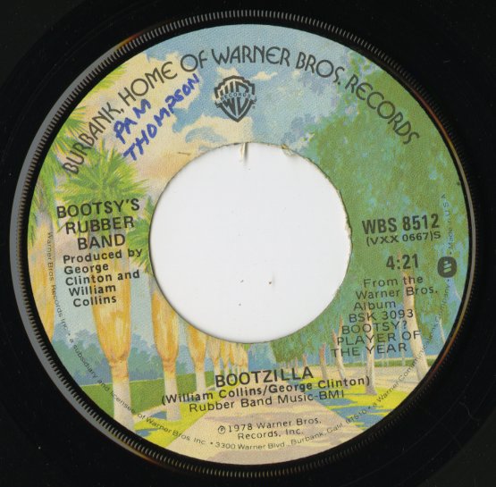 Bootsy Collins / ブーツィ・コリンズ / Bootzilla / Vanish In Our Sleep -7 ( WBS8512 )