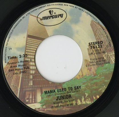 Junior / ジュニア / Mama Used To Say -7 ( 76132 )