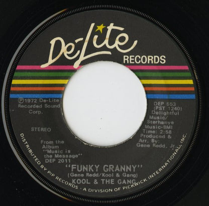 Kool & The Gang / クール＆ザ・ギャング / Funky Granny / Blowing With The Wind -7 ( DEP 553 )