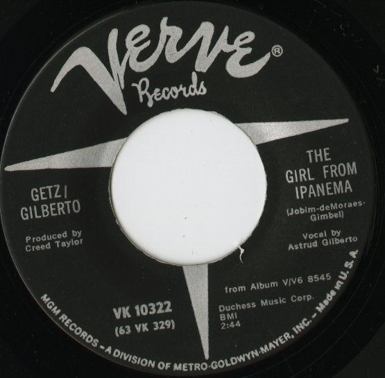 Antonio Carlos Jobim / アントニオ・カルロス・ジョビン / Corcovado / The Girl From Ipanema -7 ( VK-10303 )