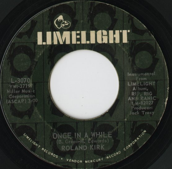 Roland Kirk / ローランド・カーク / Once In A While / Mystical Dream -7 ( L-3070 )