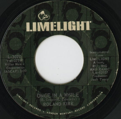 Roland Kirk / ローランド・カーク / Once In A While / Mystical Dream -7 ( L-3070 )