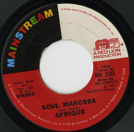 Afrique / アフリーク / Soul Makossa / Hot Mud -7 ( MRL 5542 )