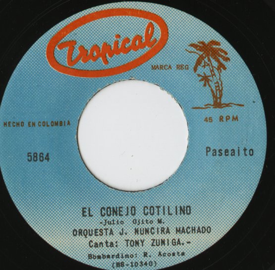 Orquesta J. Nuncia Machado / El Conejo Cotilino / Juan De Acosta -7 ( 5864 )