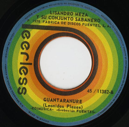 Lisandro Meza Y Su Conjunto Sabanero / La Botella Picomocho / Guantaranure -7 ( 45/11382 )